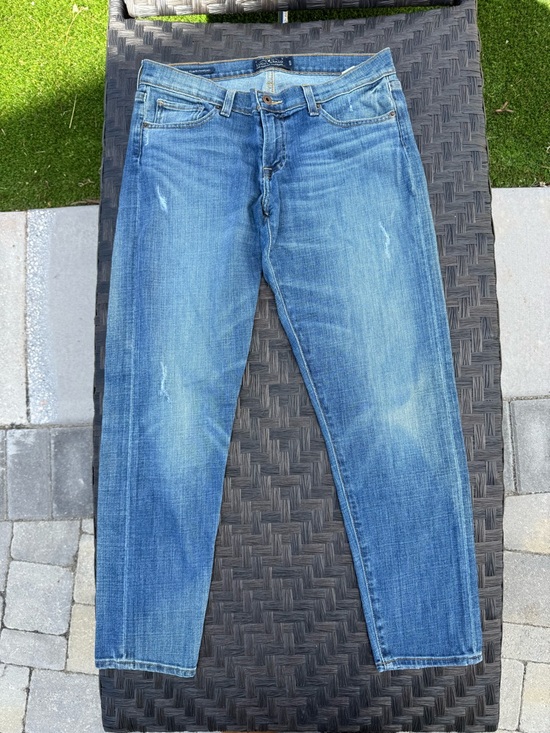 Lucky Brand Denim - Lucky Brand Light Blue Cropped Straight-Leg Jeans